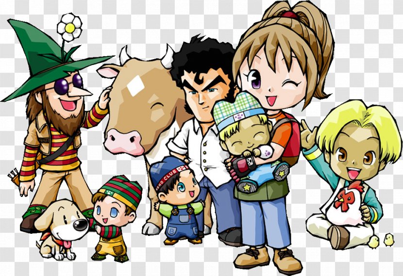 Harvest Moon: Another Wonderful Life A Animal Parade Moon DS - Boy Transparent PNG
