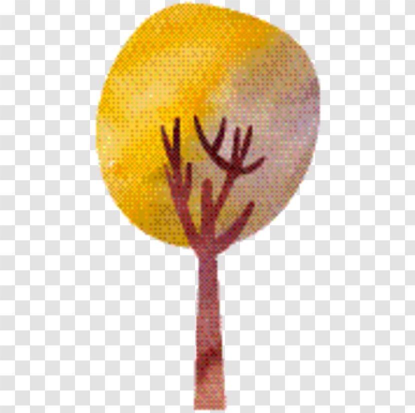 Yellow Tree - Leaf - Ping Pong Plant Transparent PNG