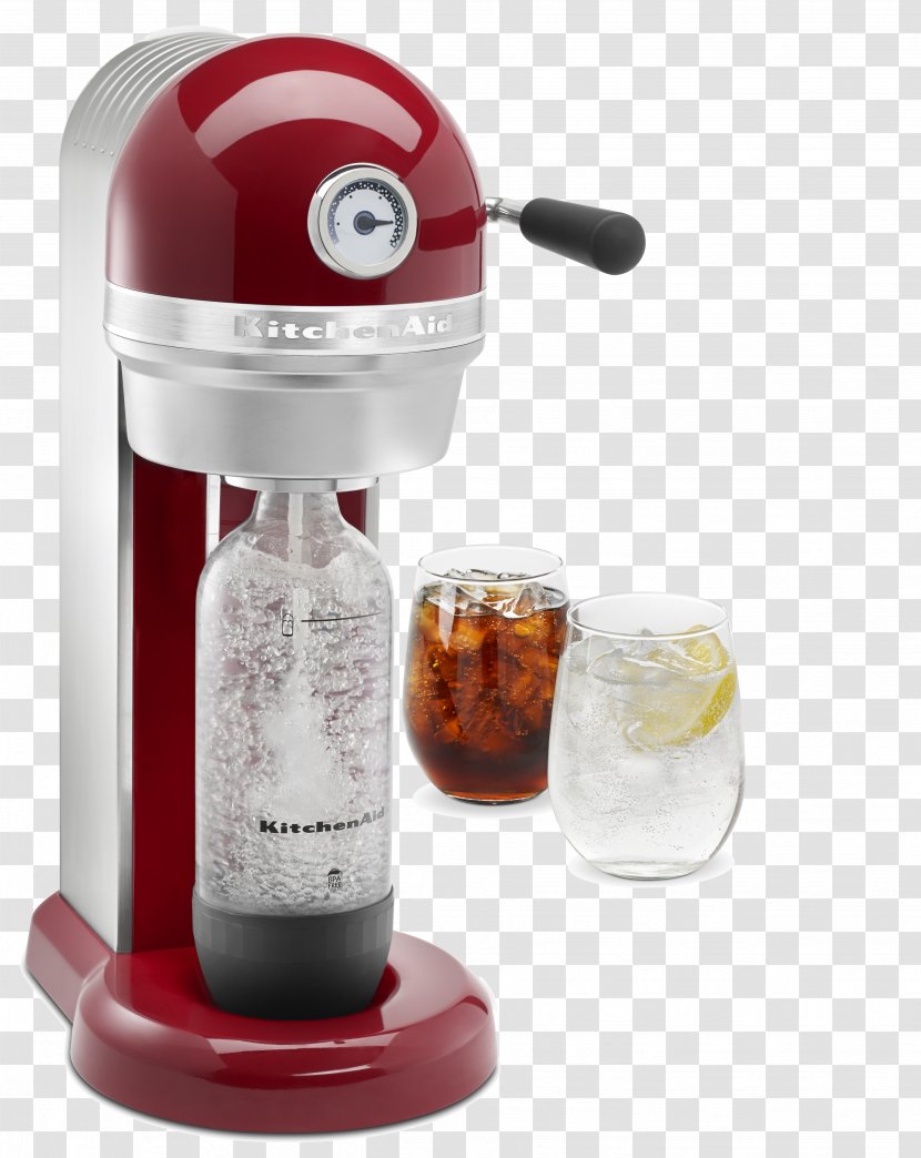 Carbonated Water Fizzy Drinks Carbonation KitchenAid Lemonade - Coffeemaker Transparent PNG