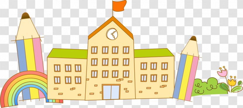 School Cartoon - Real Estate - SCHOOL Transparent PNG