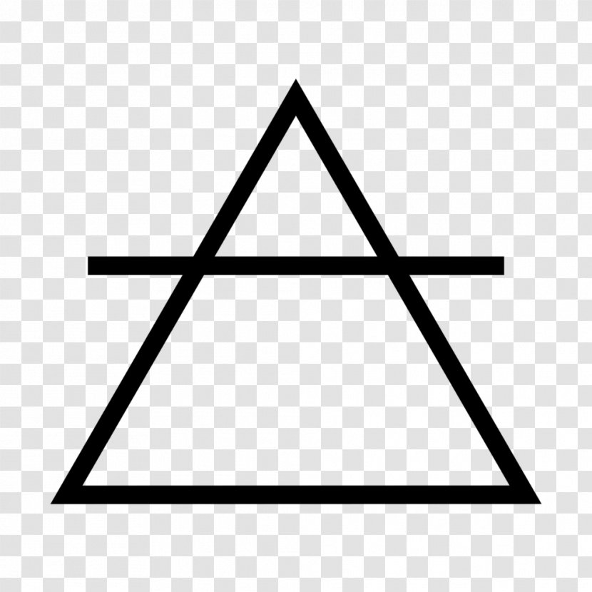 Air Alchemical Symbol Water Classical Element - Triangle Transparent PNG