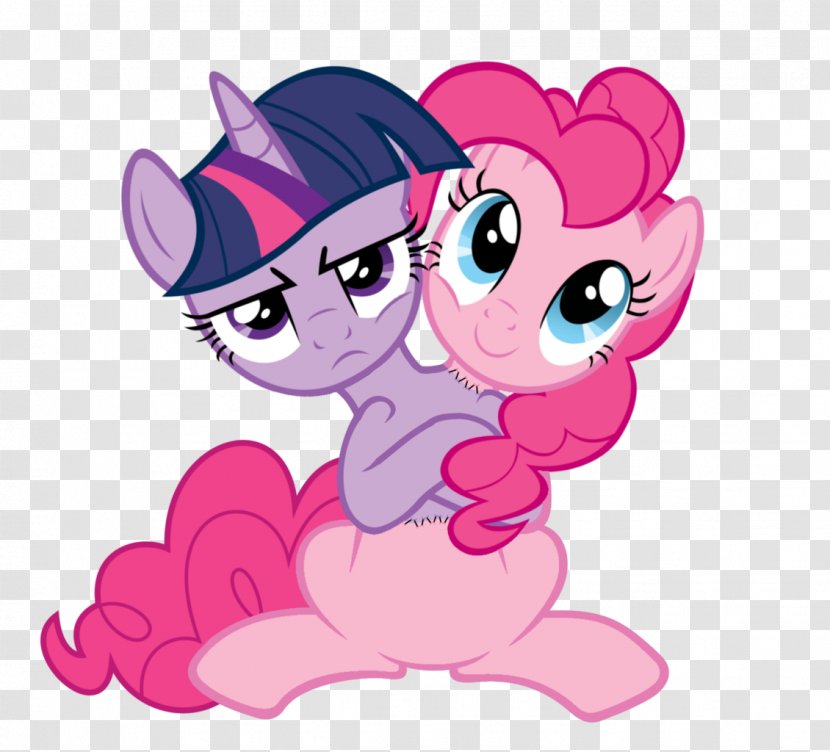 Pinkie Pie Pony Twilight Sparkle Rainbow Dash Rarity - Silhouette - My Little Transparent PNG