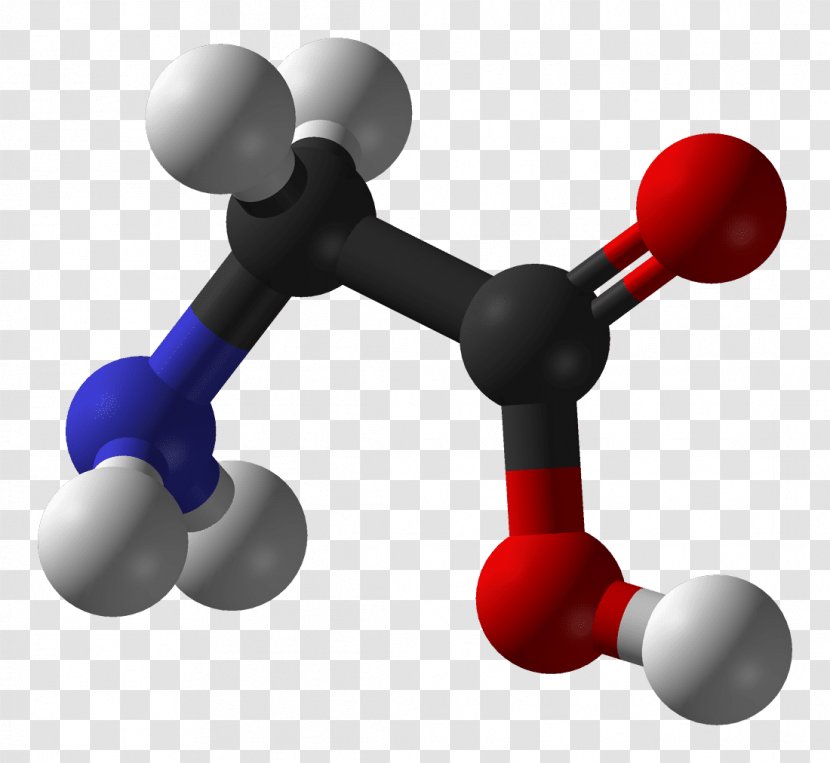 Glycine Molecule Amino Acid Amine Functional Group - Side Chain Transparent PNG