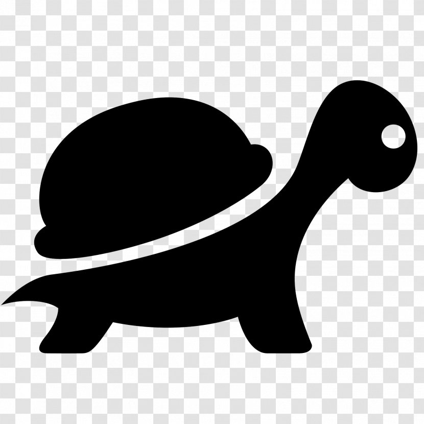 Turtle Reptile Download - Black And White Transparent PNG