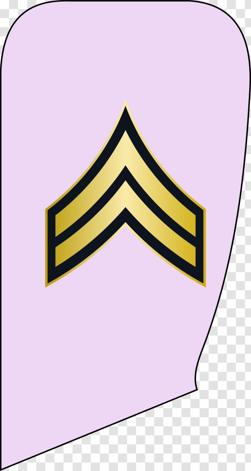 Sergeant First Class Chevron Military Rank - Rectangle - Air Force Transparent PNG