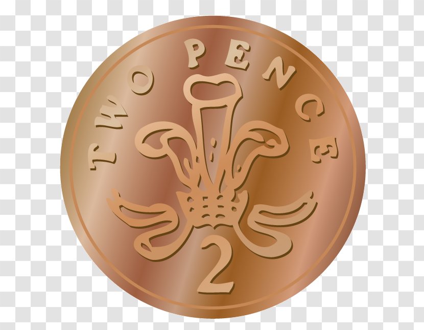 Coin Penny Five Pence Clip Art Transparent PNG