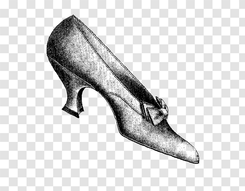 Shoe Angle - Black And White - Design Transparent PNG