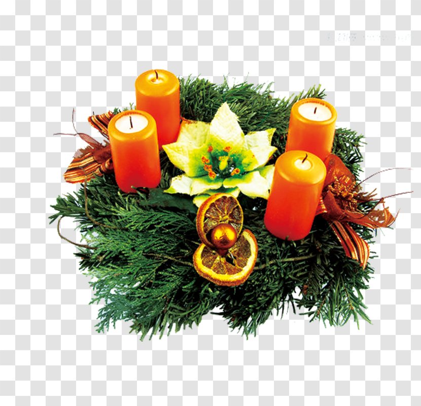 Candle - Christmas Ornament - Decor Transparent PNG