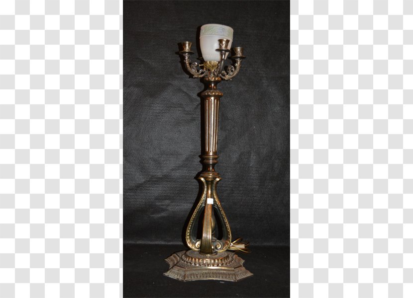 Brass 01504 Bronze Statue Candlestick Transparent PNG