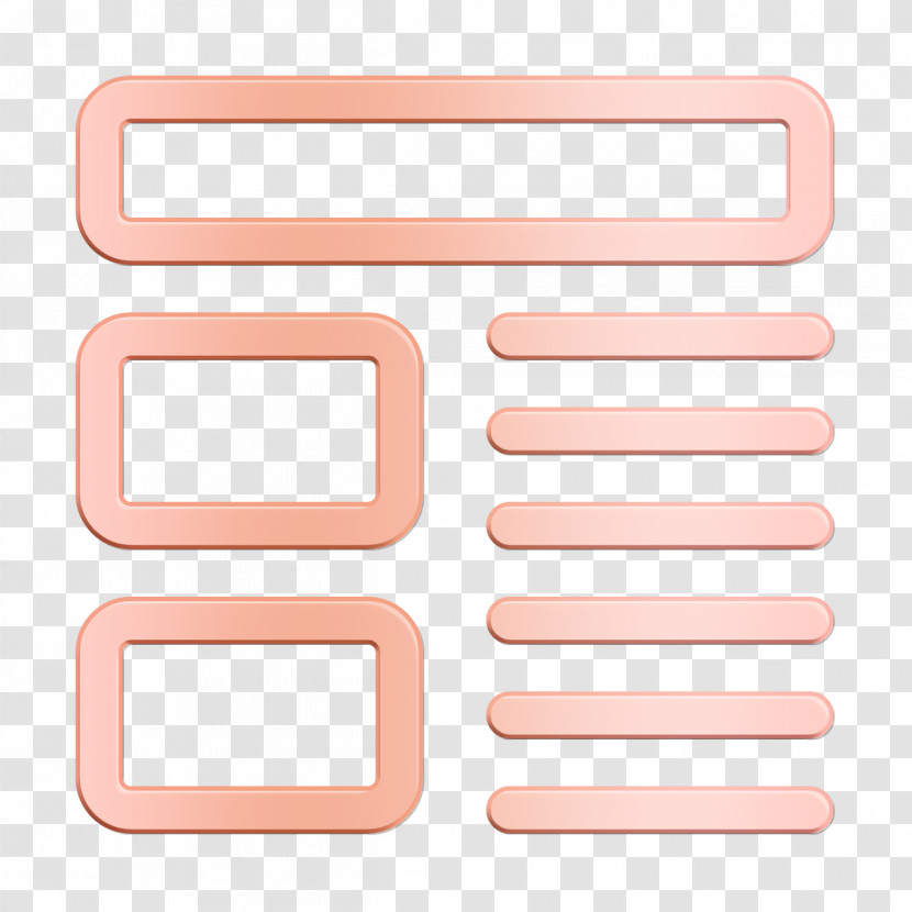 Wireframe Icon Ui Icon Transparent PNG