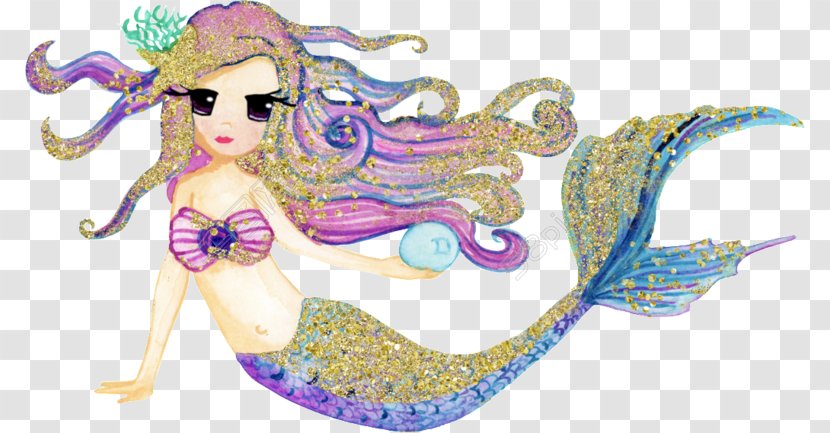 Zazzle Mermaid Birthday Party Blanket Transparent PNG