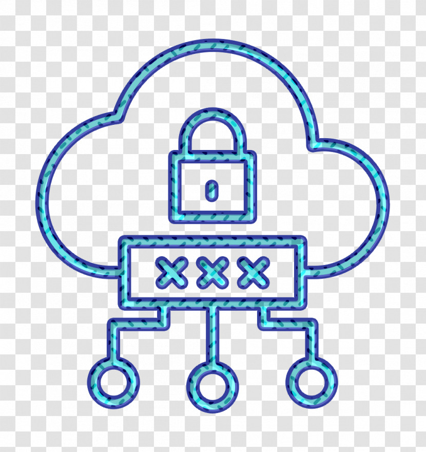 Cloud Icon Cyber Icon Transparent PNG