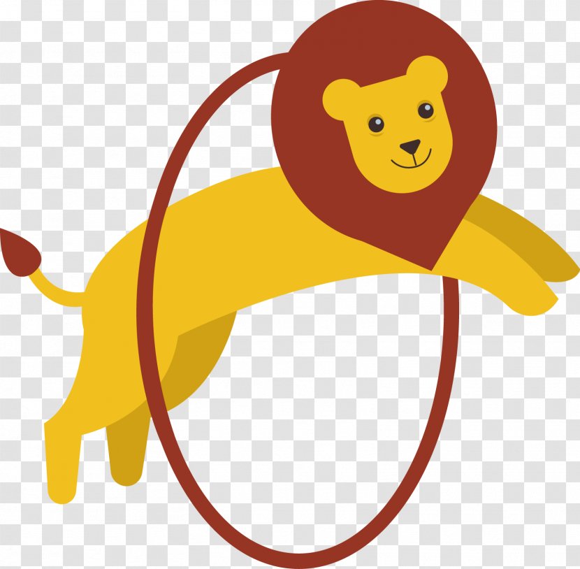 Lion Circus Clip Art - Vector Transparent PNG