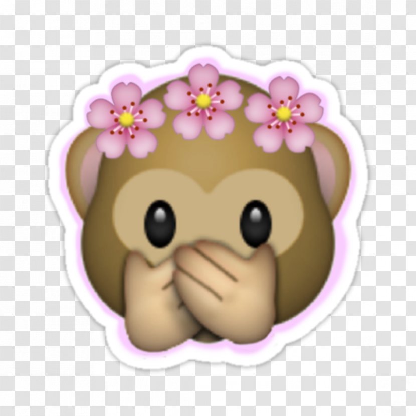 Emoji Sticker Image Crown Flower - Smile Transparent PNG