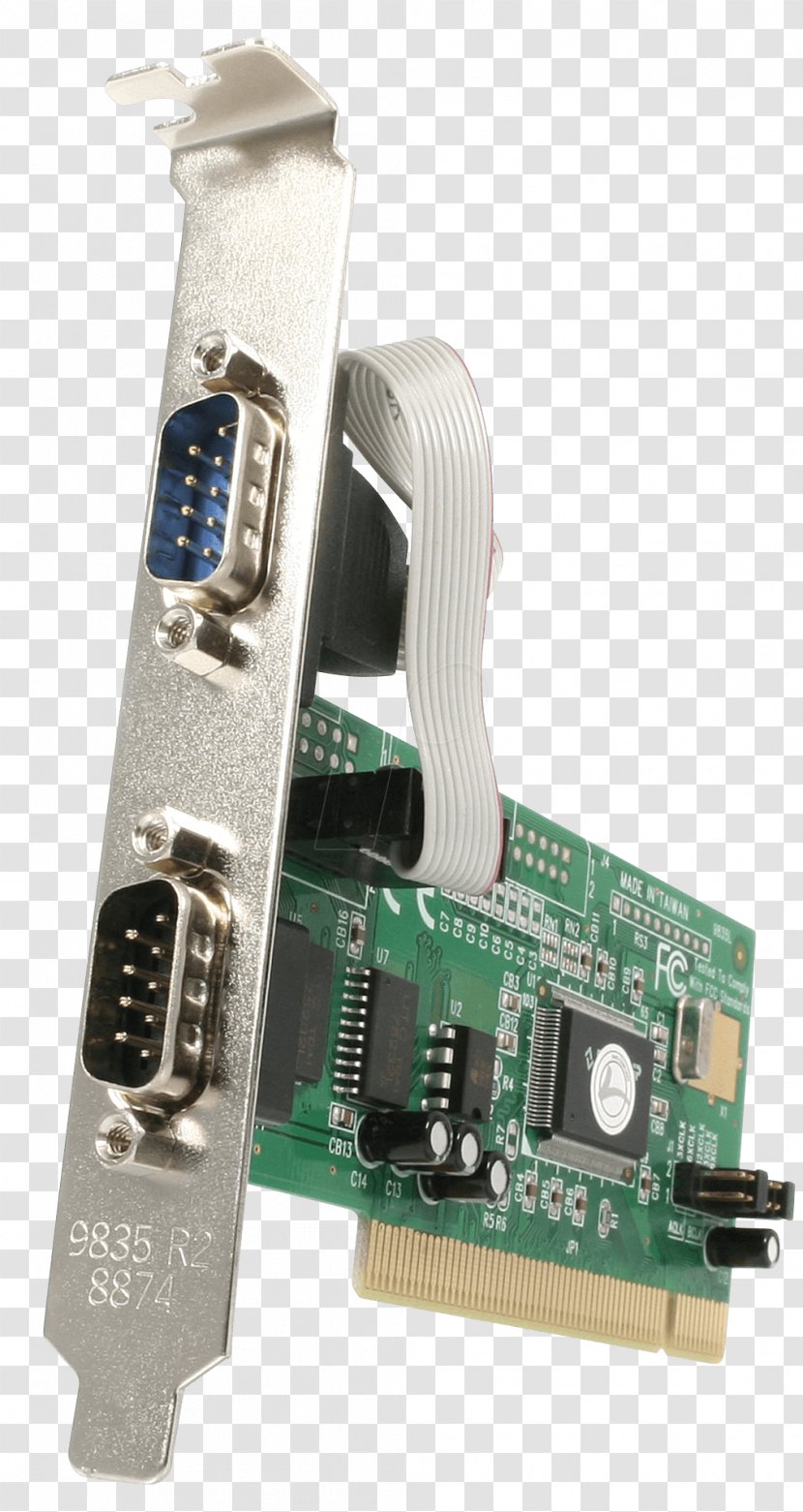 Graphics Cards & Video Adapters RS-232 Serial Port Conventional PCI Express - Parallel - Computer Transparent PNG