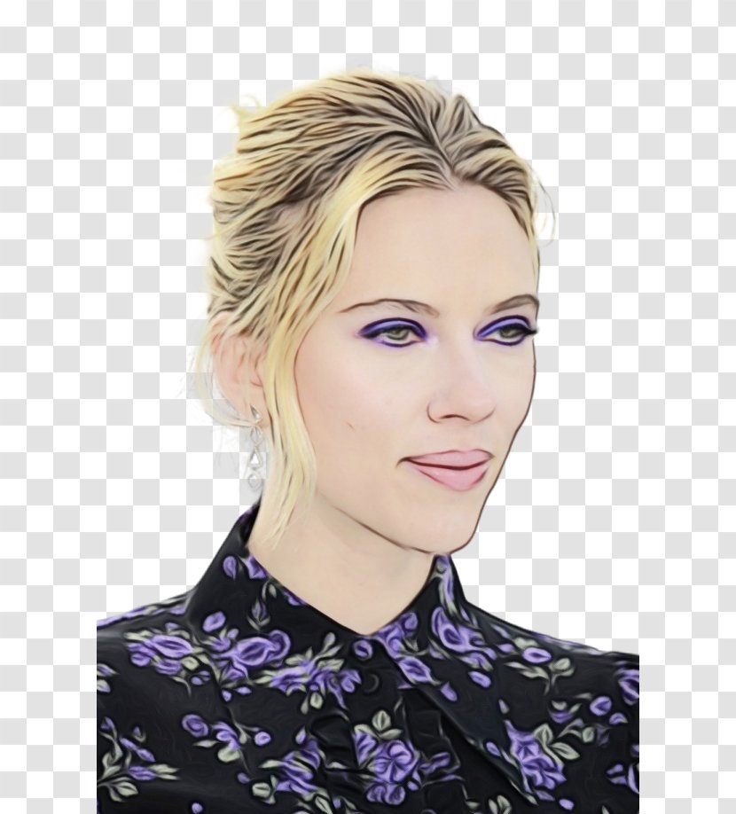 Scarlett Johansson Eyebrow Eyelash Hair Coloring - Cheek - Forehead Transparent PNG