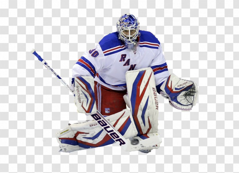 Goaltender Mask New York Rangers National Hockey League Ice - Puck - Protective Equipment Transparent PNG