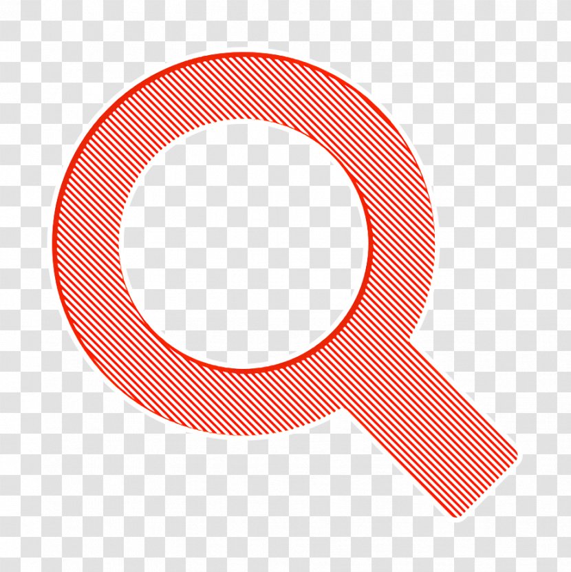 Search Icon - Logo - Orange Transparent PNG