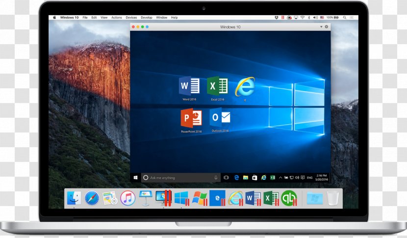 Parallels Desktop 9 For Mac Computer Software MacOS Virtual Machine - PC Transparent PNG