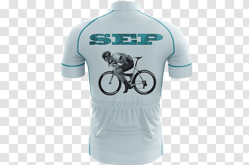 T-shirt Sleeve Outerwear Font - Sportswear - Cyclist Top Transparent PNG