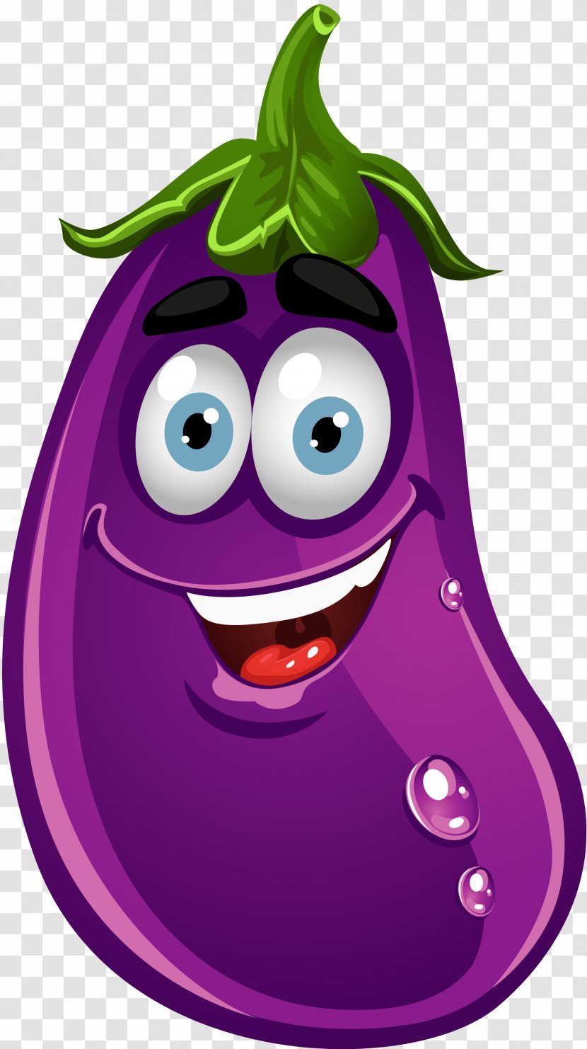 Eggplant Vegetable Cartoon Clip Art - Tomato Transparent PNG