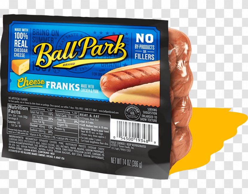 Hot Dog Days Ball Park Franks Beef Kroger - Meat Transparent PNG
