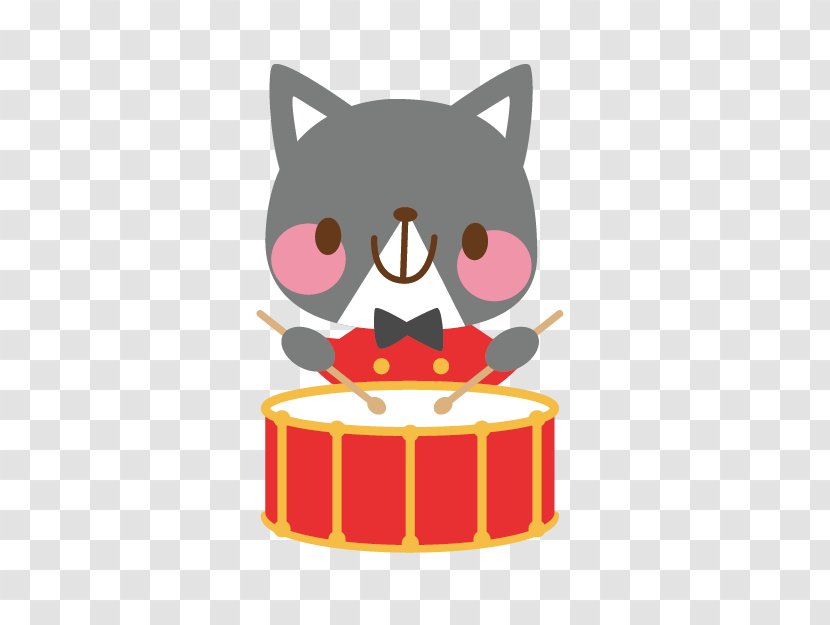 Cymbal Percussion Musical Instrument Illustration - Cartoon - Fox Drums Transparent PNG