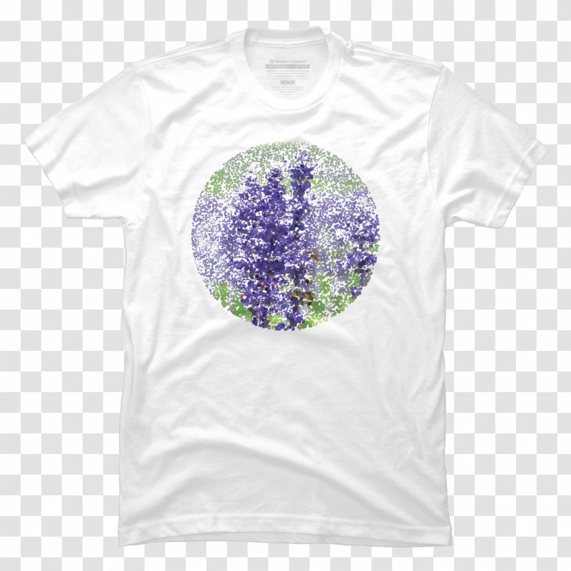 T-shirt Clothing Hoodie Sleeve - Shirt - Lavender Transparent PNG