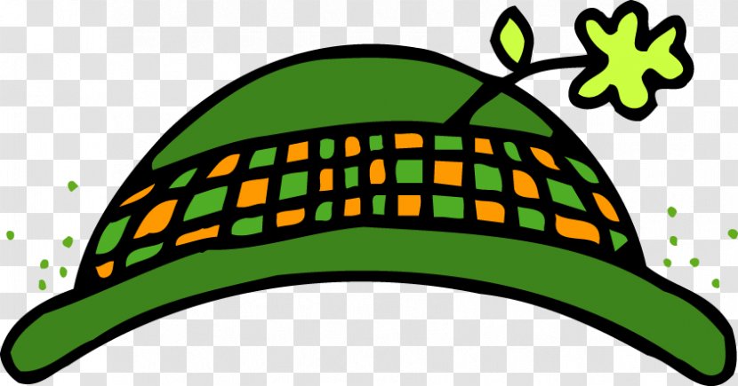 Green Leaf Background - Hat Transparent PNG