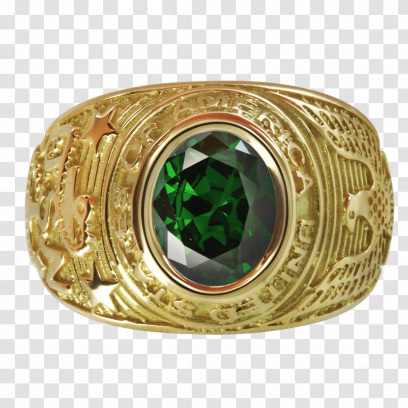 Emerald Ring Gold Chevalière Onyx - Fashion Accessory Transparent PNG