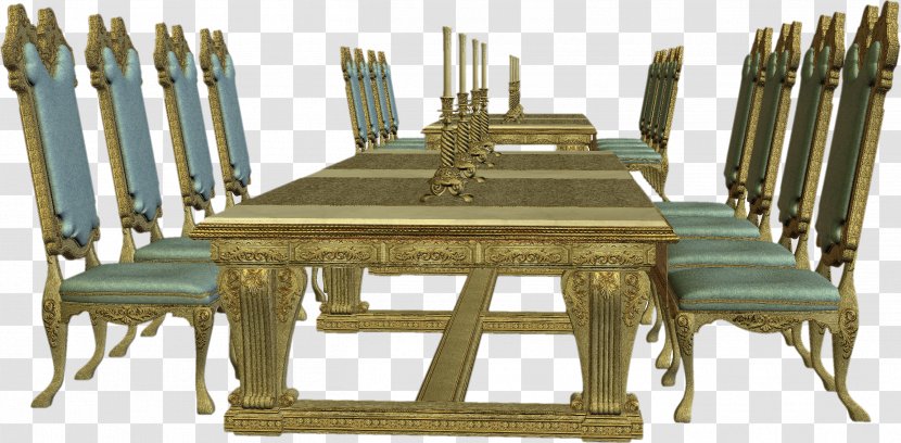 Table Chair - Gimp - Desk Model Transparent PNG