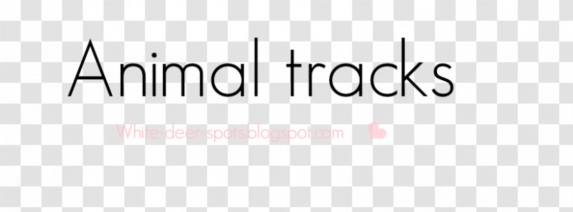 Logo Brand Line - Animal Track Transparent PNG