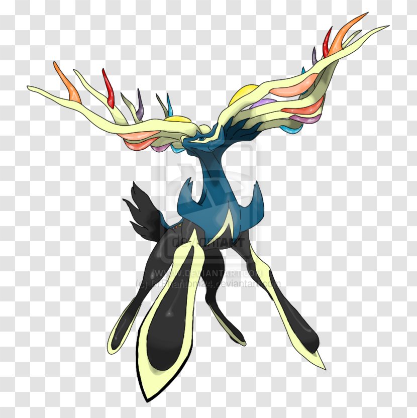 Xerneas Pokémon Illustration Image Fan Art - Fictional Character - Tao Transparent PNG