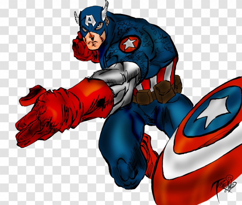 Captain America Marvel Comics Superhero Comic Book - Cartoon Transparent PNG