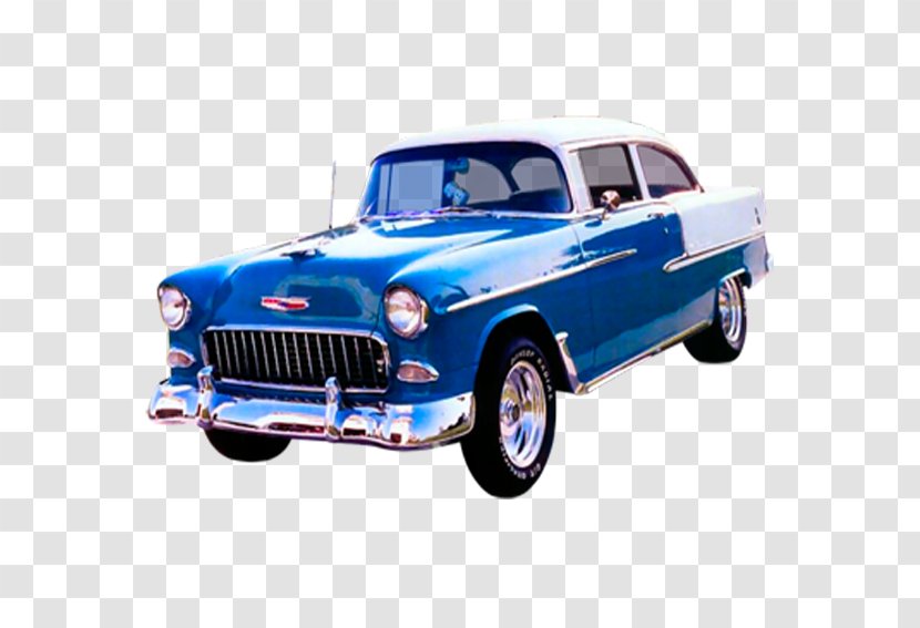 Classic Car Clip Art - Brand - Blue Vintage Transparent PNG
