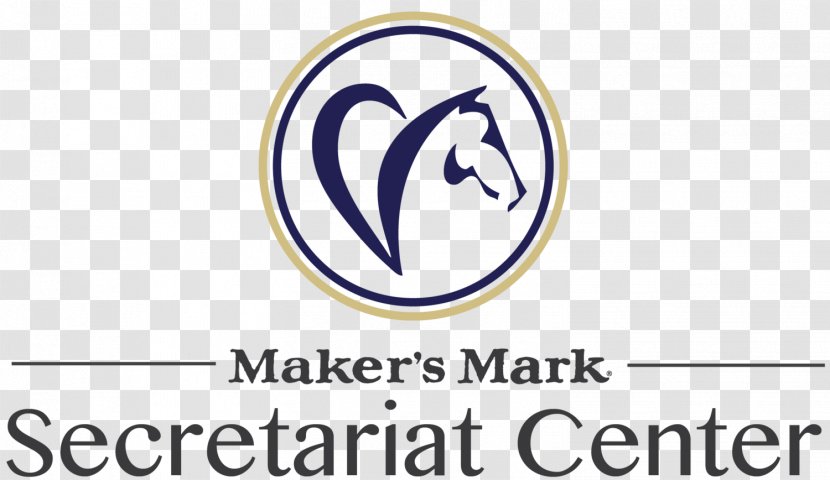 Maker's Mark Secretariat Center Thoroughbred Kentucky Horse Park Bourbon Whiskey - Text Transparent PNG