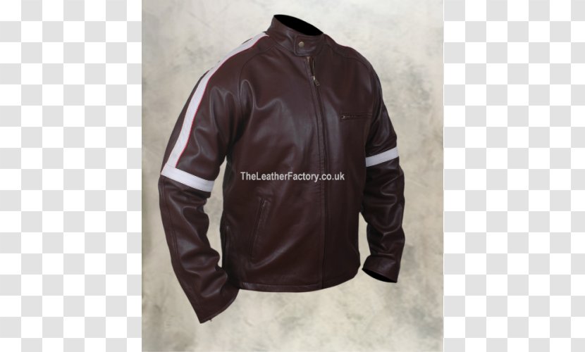 Leather Jacket Polar Fleece - T Shirt Transparent PNG