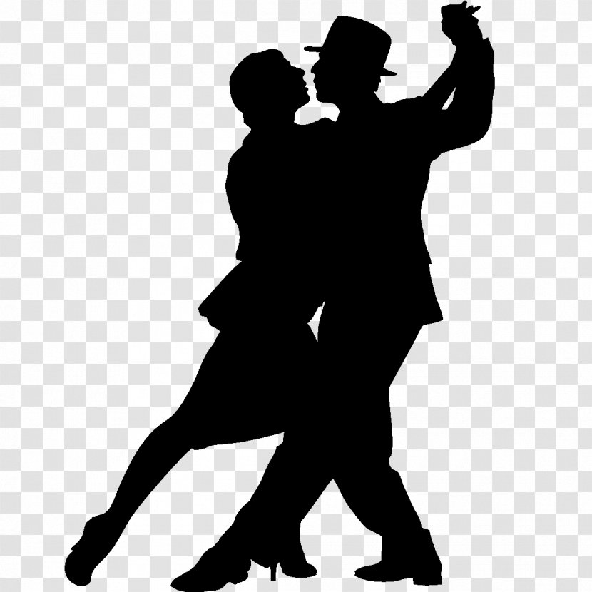 Ballroom Dance Tango Silhouette - Swarovski Vector Transparent PNG