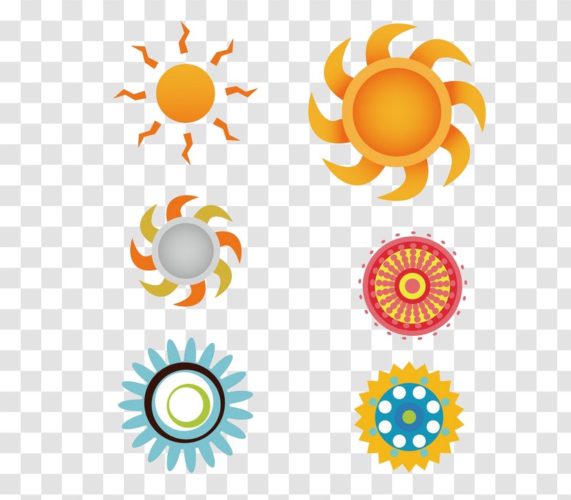 Sun Euclidean Vector Clip Art - Tree - Cartoon Element Material Transparent PNG