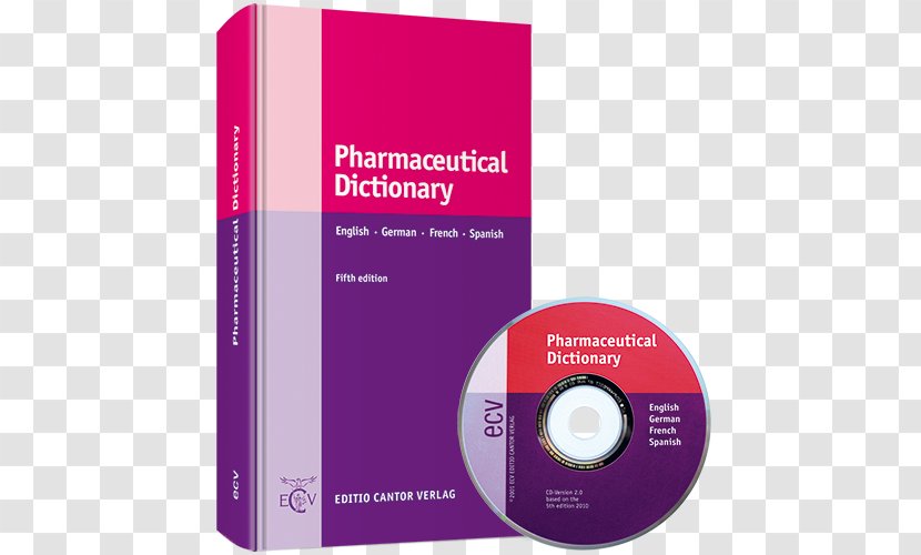 Pharmaceutical Dictionary: English - Brand - GermanFrenchSpanish Book Compact DiscBook Transparent PNG