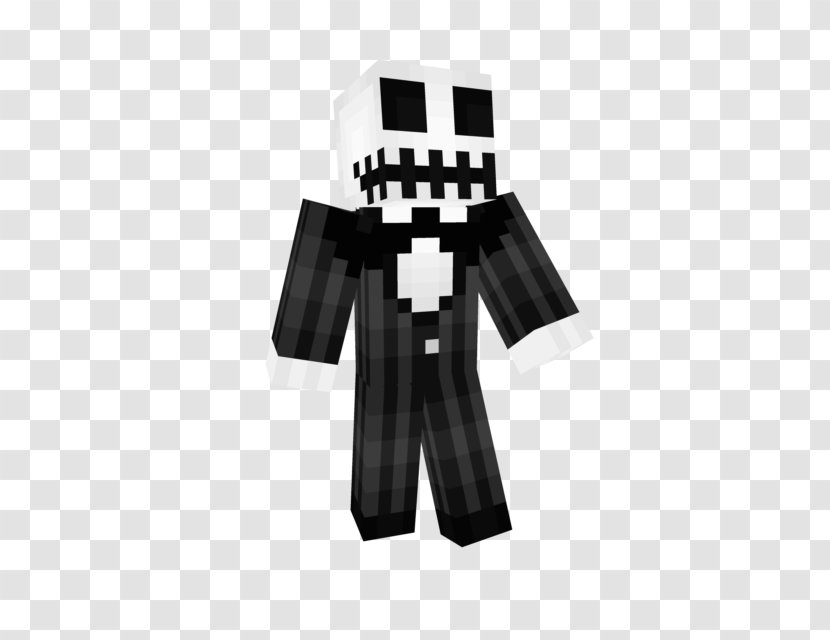 Character Black M - Slenderman Skin Minecraft Transparent PNG