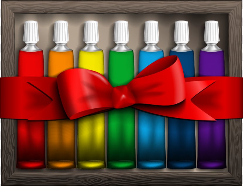 Paint Drawing Illustration - Distilled Beverage - Vector Watercolor And Bows Transparent PNG