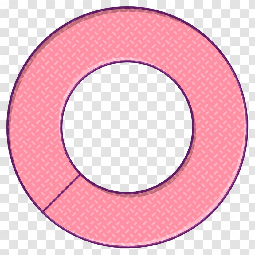 Business Icon Pie Chart - Peach Pink Transparent PNG