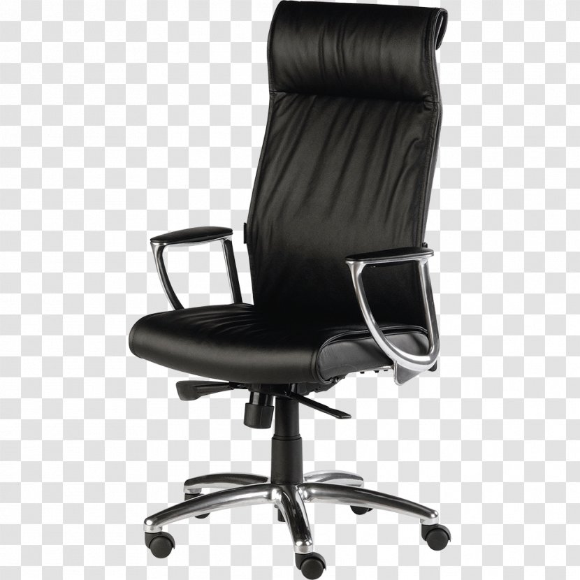 Office & Desk Chairs Fauteuil Leather - Chair Transparent PNG