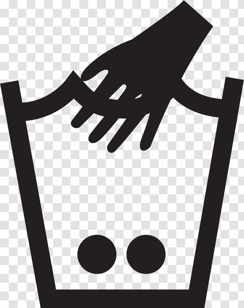 Hand Washing Laundry Symbol Bleach - Finger - Typing Transparent PNG
