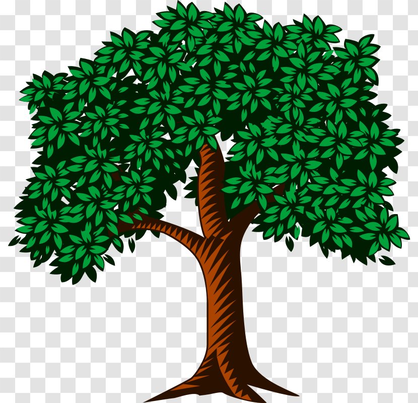 Clip Art Openclipart Vector Graphics Image - Branch - Woodland Tree Transparent PNG