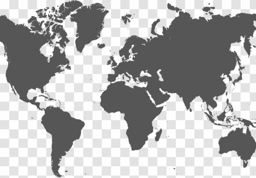 World Map Globe Printing - Geography - Silhouette Transparent PNG