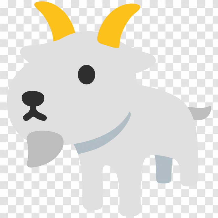 Emoji Goat IPhone Noto Fonts Clip Art - Cow Family Transparent PNG