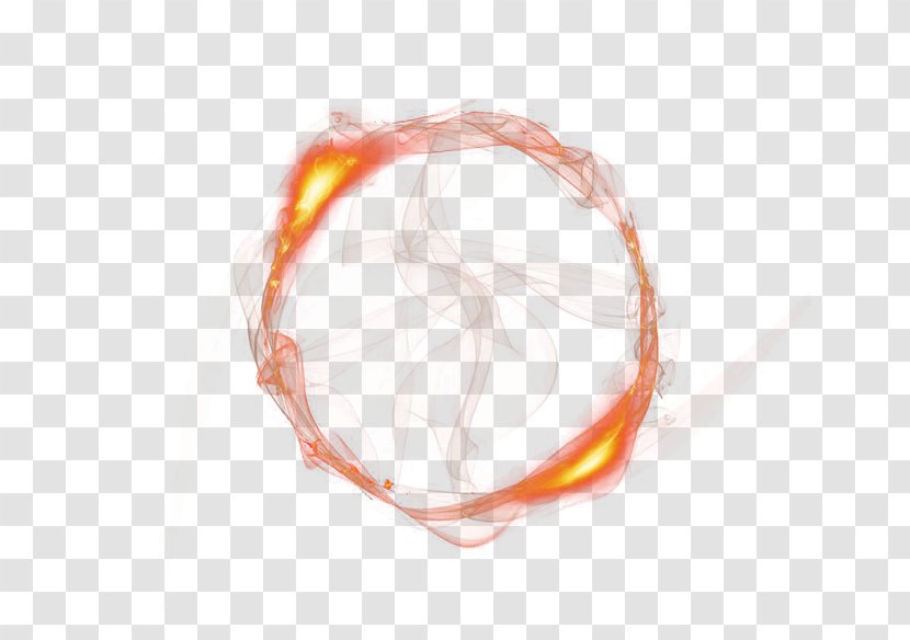 Light Fire Flame Circle - Silhouette - Ring Transparent PNG