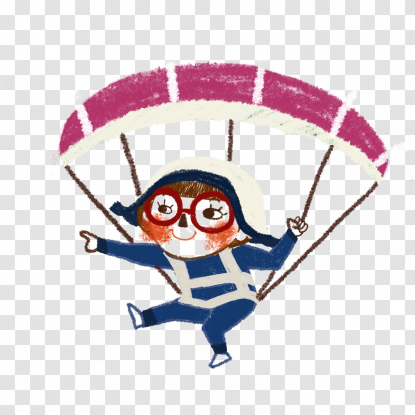 Cartoon Adobe Illustrator - Area - Children Parachute Transparent PNG